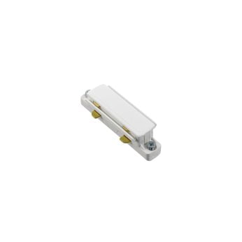 White version of the NORDIC GB 21 STRAIGHT CONNECTOR.