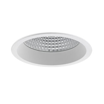 White version of the Baldr L recessed downlight luminaire by Light4U.